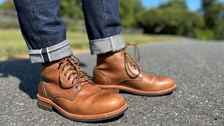 OAK STREET BOOTMAKERS TRENCH BOOT in Horween Natural Chromexcel REVIEW [upl. by Adnirim316]