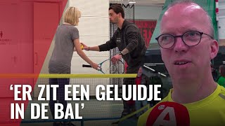 Zo werkt tennisles voor blinden en slechtzienden [upl. by Hadnama155]