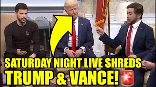 🚨SNL Just DESTROYED Trump amp Vance Over Zelensky Meeting [upl. by Casia108]