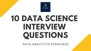 Data Science Interview Questions with answers [upl. by Hynes]