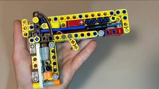 LEGO Technic Mini Pistol  tutorial [upl. by Kizzee]