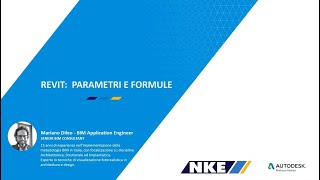 Webinar  Revit i Parametri e le Formule [upl. by Brooke]