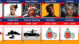 How Famous Rappers Died  Cause Of Death 1995  2023 [upl. by Lunneta]