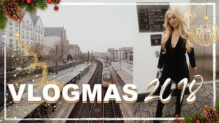 CHRISTMAS SHOPPING IN EDINBURGH amp BACK TO MANCHESTER  VLOGMAS 2018 [upl. by Enelyak]