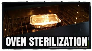 Simple Oven Sterilization of Mushroom Substrate  Casing [upl. by Amathist]