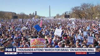 March for Israel largest rally of Jewish people in modern history organizers [upl. by Nayra]