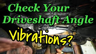 Lifted Jeep Wrangler Rear Drive Shaft Alignment Don’t Just Eye It [upl. by Kihtrak]