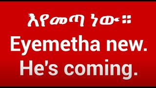 Easy Amharic Phrases And Words For BeginnersLearn Amharic With NathanielLearn Amharic [upl. by Aran]