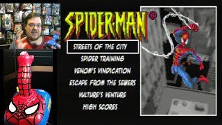 SpiderMan Plug amp Play TV Games part 1  Streets of the City game play [upl. by Aneerb]