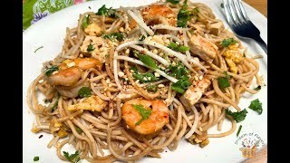 Shrimp Pad Thai Recipe [upl. by Dawaj]