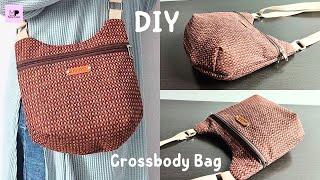 DIY Cute Crossbody Bag  DIY Crossbody Bag Tutorial [upl. by Nail474]