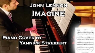 John Lennon  Imagine  Piano Cover Arr Yannick Streibert [upl. by Ittam971]