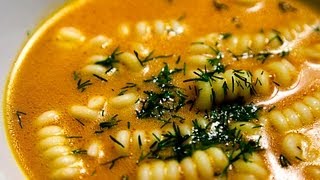 Tomato Soup  Pomidorowa  Anias Polish Food Recipe 10 [upl. by Irmgard]