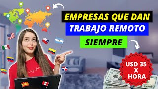 💰Gana 35 x hora 👉Trabaja Desde Casa y gana dinero en internet sin experiencia con estas empresas [upl. by Gleeson863]