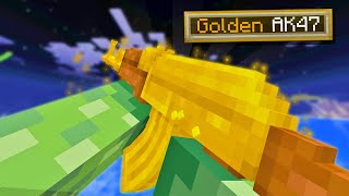 Golden AK47 Guns in Minecraft [upl. by Bjorn]