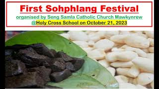 First Sohphlang Festival organised by Seng Samla Catholic Church Mawkynrew [upl. by Keller]