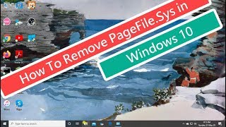 How to Remove PagefileSys in Windows 10 [upl. by Clauddetta]