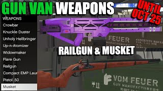 How To Get The Gun Van Unlocks UNIQUE Liveries amp Other Railgun amp Widowmaker  GTA 5 Online [upl. by Callista]