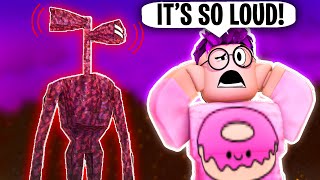 Can You Beat ROBLOX SIREN HEAD SCARY GAME [upl. by Euqinahs]