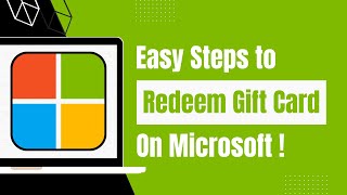 How To Redeem Use Microsoft Gift Card Online [upl. by Hathcock]