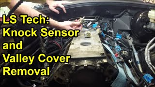 LS1 Tech Knock Sensor and Valley Cover Removal [upl. by Dania]