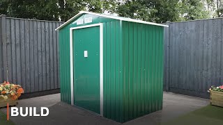 BUILD  Apex Metal Shed Installation [upl. by Lurleen]