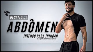 Treino de ABDOMINAL intenso  10 MIN em casa sem equipamentos [upl. by Sherill]