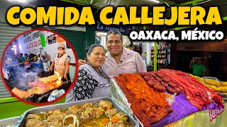 La Mejor COMIDA CALLEJERA de MEXICO esta en OAXACA  Comida Mexicana [upl. by Aekin]