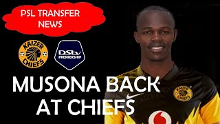 Latest PSL Transfer News  Musona back at Chiefs [upl. by Haya386]