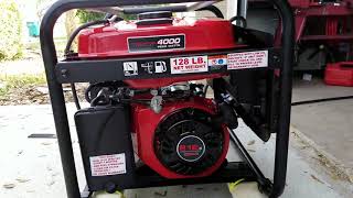 Predator 4000 Generator from Harbor Freight [upl. by Lunneta]