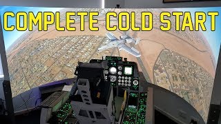 A Complete Cold Start  A10C Warthog Simulator [upl. by Karp68]