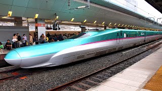 Riding Japans Fastest Bullet Train First Class  Shinkansen Hayabusa  Tokyo to Niseko [upl. by Gombach]