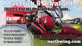 Maverick II North Wing Maverick II weight shift ultralight trike Ultralight Buyers Guide 2022 [upl. by Noam]