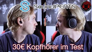 Soundpeats Bluetooth Kopfhörer im Test  Günstige Einsteiger DeutschGerman [upl. by Ettelohcin774]