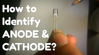 How to identify ANODE and CATHODE in LED [upl. by Nauqed]