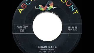 1956 HITS ARCHIVE Chain Gang  Bobby Scott [upl. by Langley346]