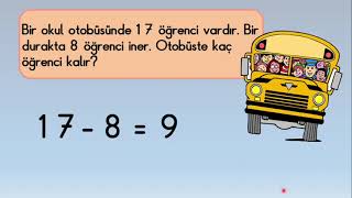 1 Sınıf Matematik  Toplama Çıkarma Karışık Problemler 120 [upl. by Anayaran]