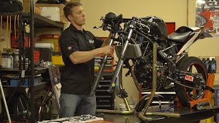 Motorcycle Suspension Tech and Maintenance How To Rebuild Your Fork  MC GARAGE [upl. by Slinkman638]