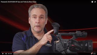 Panasonic AGDVX200 5 Tips and Tricks by Barry Green [upl. by Ober]