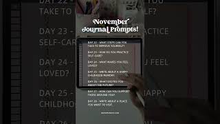 📌 Week 4 Journal Prompts are here mindfulness selfimprovement selflove journalprompts [upl. by Assel]