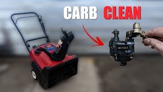 Toro CCR 2450  How to Clean Carburetor [upl. by Eidnahs296]