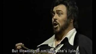 Luciano Pavarotti  La donna e mobile  Live 1981 [upl. by Naharba583]