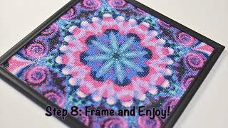 How to Diamond Paint  Diamond Painting Bling Art [upl. by Nidia]