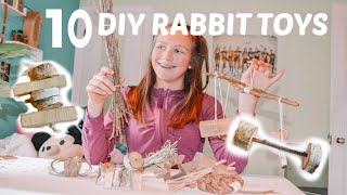 10 DIY RABBIT TOYS [upl. by Chase377]