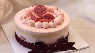 Pink Oreo Cake for Mothers Day or Birthday [upl. by Aylad287]