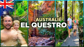 EL QUESTRO Australië UNIEKE Emma Gorge SLANGEN amp Hot Springs in het REGENWOUD [upl. by Maryann]