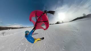 Airush Starboard Wing Snowboard Winteraction [upl. by Dulcy]