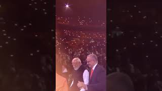 Sydneys Qudos Bank Arena comes alive as PM Modi and PM Albanese arrive 😮 [upl. by Brigitte540]