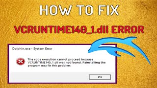 How To Fix Dolphin Emulator Problems in 1 Minute  VCRUNTIME ERROR 2021 [upl. by Kanter]