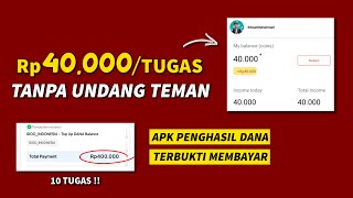 CARA MENGHASILKAN UANG DARI INTERNET  CARA DAPAT UANG DARI INTERNET  APK PENGHASIL DANA 2024 [upl. by Llirpa]